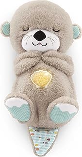 Fisher-Price Nutria Hora de Dormir - Peluche Musical - con Movimiento, Sonidos y Luces Relajantes - Regalo para Bebés de ...