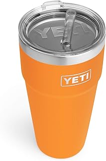 YETI Rambler 26 oz Straw Cup, Vacuum Insulated, Stainless Steel with Straw Lid