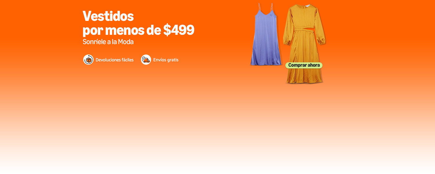 Vestidos por menos de $499