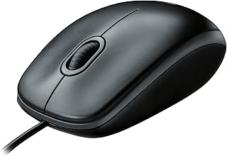 Logitech B100 Souris Filaire USB, 3 Boutons, Suivi Optique, Ambidextre, Compatible avec PC/Mac/Ordinateur Portable/Chromeb...