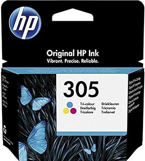 HP 305 3YM60AE - Cartouche d'encre Original Tricolor, Compatible avec Les imprimantes Jet d'encre HP DeskJet 2700, 2730, 4...