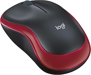 Logitech M185 Souris Sans Fil, 2.4 GHz avec Mini Récepteur USB, Longévité de la Pile 12 Mois, Résolution du Capteur 1000 P...