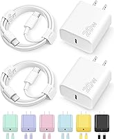 Charger for iPhone 16 15 Charger Fast Charging Type C Charger USB C Charger Block iPhone 16 Charger with 2 Pack 6FT...