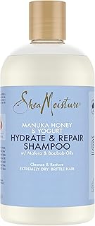 Shea Moisture Manuka Honing & Yoghurt Hydrate + Repair Shampoo 384ml hydraterende en herstellende shampoo