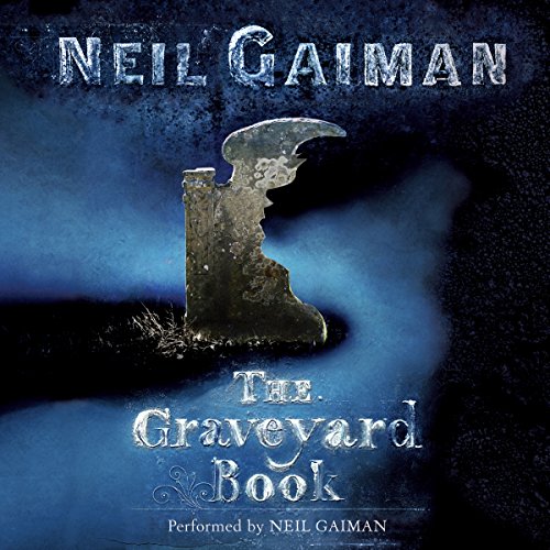 The Graveyard Book Audiolibro Por Neil Gaiman arte de portada