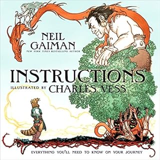 Instructions Audiolibro Por Neil Gaiman arte de portada