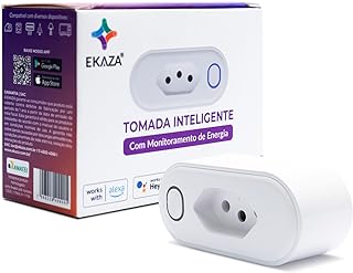 EKAZA, Tomada inteligente 20A, Wi-Fi, compatível com Alexa e google Assistente - T105