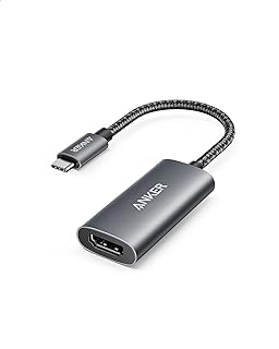 Anker Adaptador USB-C para HDMI – 8K @60Hz ou 4K @144Hz, para MacBook, iPad Pro, Pixelbook, XP e mais