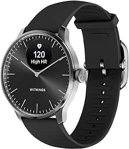 Withings ScanWatch Light - Hybrid Smart Watch, Heart Rate Monitoring, Fitness Tracker, Cycle Tracker, Sleep Monitoring