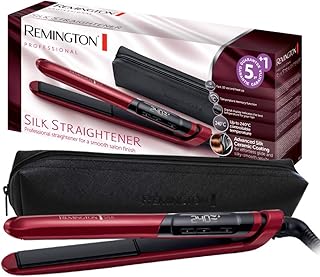 Remington Plancha de Pelo Silk - Cerámica Sedosa Avanzada, Placas Flotantes Extralargas, Resultados Profesionales, Tempera...