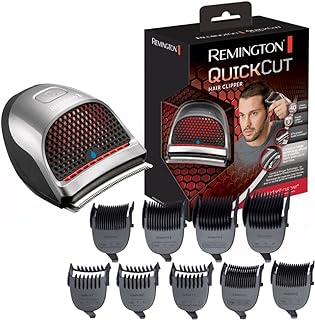 Remington Máquina de Cortar Pelo QuickCut, Cortapelos con Cable e Inalámbrico, Cuchilla Ancha para Mayor Cobertura, Tecnol...