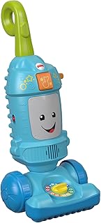 Fisher-Price Toddler Toy Laugh & Learn Light-Up Learning Vacuum Musical Push Along for Pretend Play Infants Ages 1+ Years​