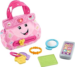 Fisher-Price Baby & Toddler Toy Laugh & Learn My Smart Purse with Lights & Smart Stages Learning Songs for Infants Ages 6+...