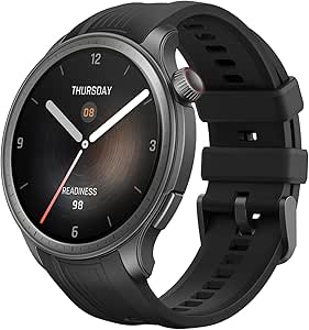 Amazfit Balance Smart Watch 46mm with Body Composition &amp; Health Analysis, Sleep Recovery, GPS, Alexa Built-In, Bluetooth Calling, 14-Day Battery Life, 150+ Sports Modes, for Android iPhone, Black