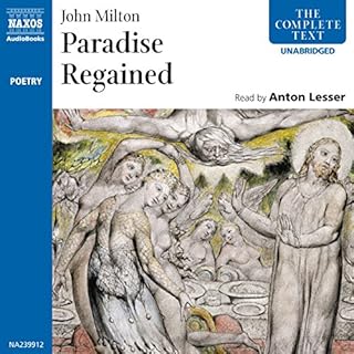 Paradise Regained Audiolibro Por John Milton arte de portada