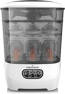 Baby Brezza Bottle Sterilizer and Dryer Advanced – Electric Steam Sterilization Machine Universal Sterilizing for All Bott...