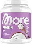 MORE Protein, Sahne, 600 g, Mix aus Whey Konzentrat und Casein ideal zum Muskelaufbau und -erhalt, mit Laktase, perfekt zum kochen & backen - made in Germany