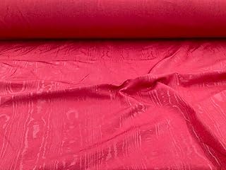 10 Yard Lot Discount Fabric Moire` Bengaline Faille Red QQ48