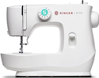 SINGER M1500 Lightweight & Portable Sewing Machine with Accessory Kit | 57 Stitch Applications, LED Light & 1-step Buttonh...