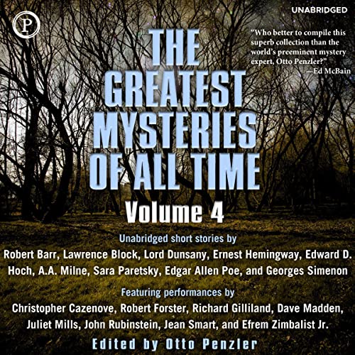 The Greatest Mysteries of All Time, Volume 4 Audiolibro Por Sara Paretsky, Lawrence Block, Edgar Allan Poe, Georges Simenon, 