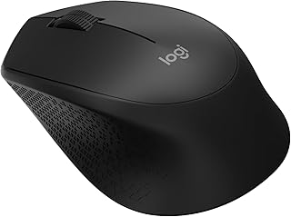 Mouse sem fio Logitech M280 com Conexão USB e Pilha Inclusa - Preto