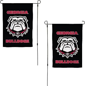 Desert Cactus University of Georgia Garden Flag UGA Bulldogs Dogs Dawgs Banner 100% Polyester (Design J)