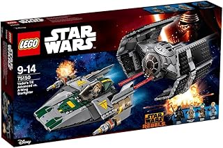 LEGO Vader's TIE Advanced vs. A-Wing Starfighter 75150