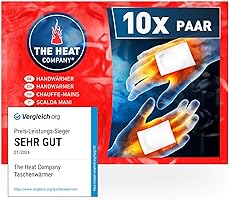 THE HEAT COMPANY Handwärmer - 10 oder 40 Paar - EXTRA WARM - Taschenwärmer Wärmepads - Fingerwärmer: 12 Stunden warme...