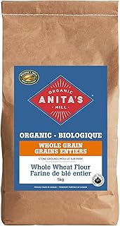 Anita's Organic Mill - Whole Grain, Organic Whole Wheat Flour, Bulk Size Bags, 5kg