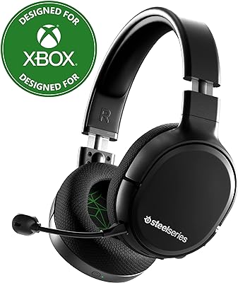 SteelSeries Arctis 1 Wireless Gaming Headset for Xbox – USB-C Wireless – Detachable ClearCast Microphone – for Xbox One and Series X, PS4/PS5, PC, Nintendo Switch and Lite, Android