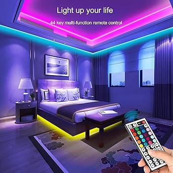 Amazon.com: Mewuvn 32.8ft Led Strip Lights RGB Color Changing Led ...