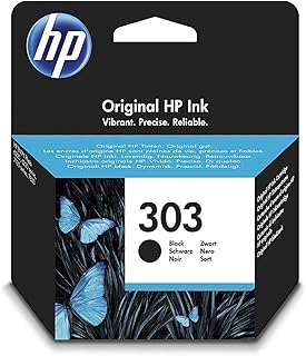 HP 303 Cartouche d'Encre Noire Authentique (T6N02AE)