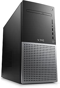 Dell XPS 8950 Desktop - Intel Core i9 12900K Processor, 16GB DDR5 RAM, 1TB HDD, Intel UHD 770 Graphics, Optical Drive, Killer Wi-Fi 6, Liquid Cooled, McAfee 12 Month Service, Windows 11 Pro - Black