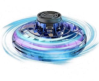 GoolRC Flying Spinner Mini UFO Drone Flying Fidget Spinner Hover UFO Boomerang Fidget Spinner Hand Controlled Mini Drone f...