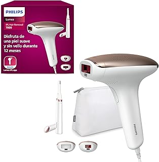 Philips Lumea Advanced BRI921/00 - Depiladora Luz Pulsada para la Depilación Permanente del Vello Visible en Casa con sens...