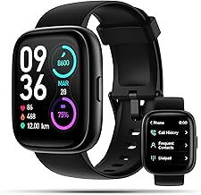 KEEPONFIT Smart Watch, 1.83" Touch Screen Smartwatch with Alexa Built-in IP68 Waterproof, Pedometer,Fitness Tracker with 1...