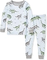 Burt's Bees Baby Baby Boys' Pajamas, Tee and Pant 2-Piece Pj Set, 100% Organic Cotton