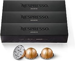 Nespresso Capsules Vertuo, Melozio, Medium Roast Coffee, 30-Count Coffee Pods, Brews 7.8oz