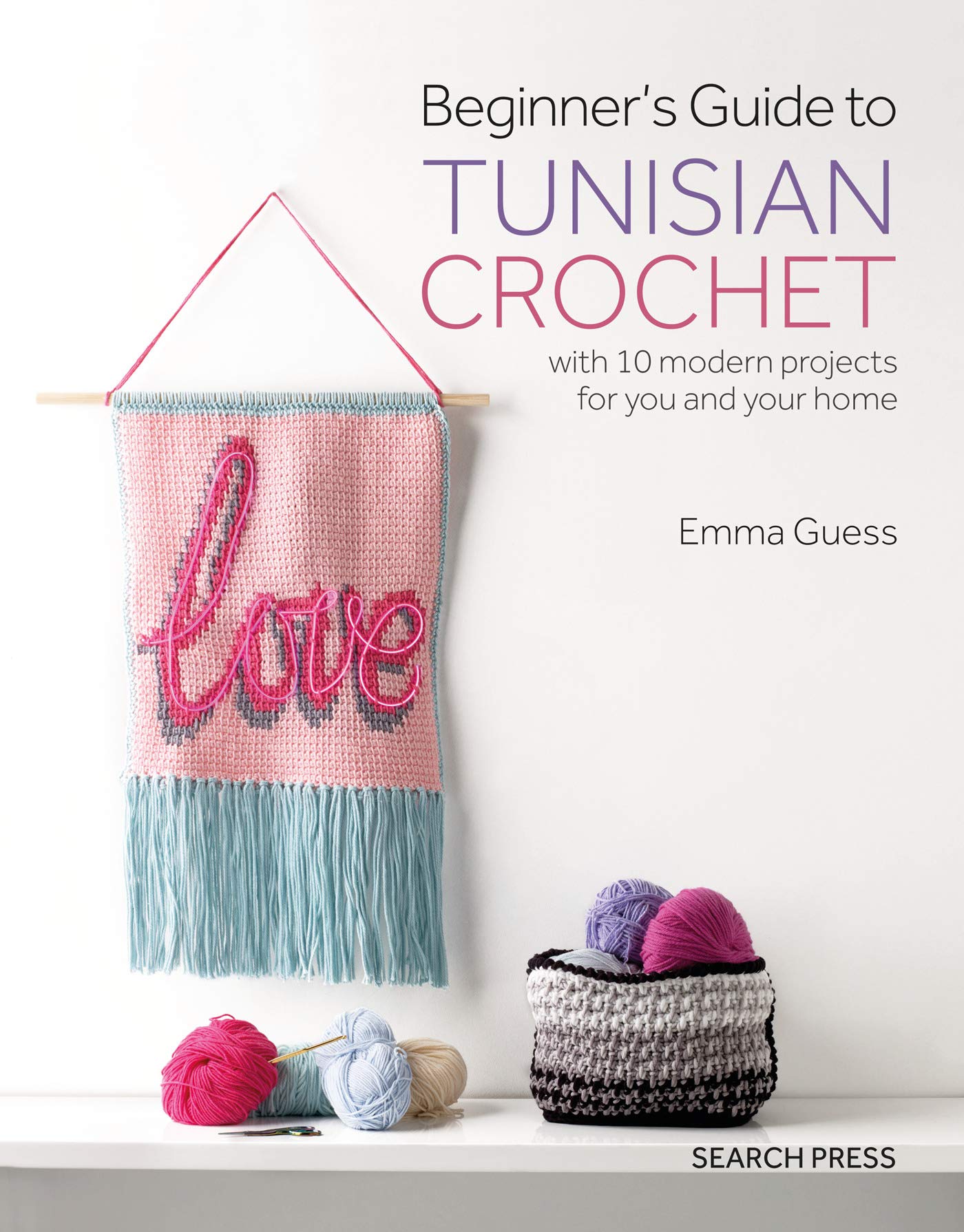 Tunisian crochet purl