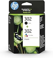 HP 302 Multipack Original Druckerpatronen (für HP DeskJet 1110/2130/3630, HP ENVY 4520,451X, HP OfficeJet...