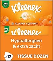 Kleenex Allergy Comfort - Box - tissues - 56 stuks x 12