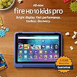 Amazon Fire HD 10 Kids Pro tablet- 2023, ages 6-12 | Bright 10.1" HD screen | Slim case for older kids, ad-free content, parental controls, 13-hr battery, 32 GB, Nebula