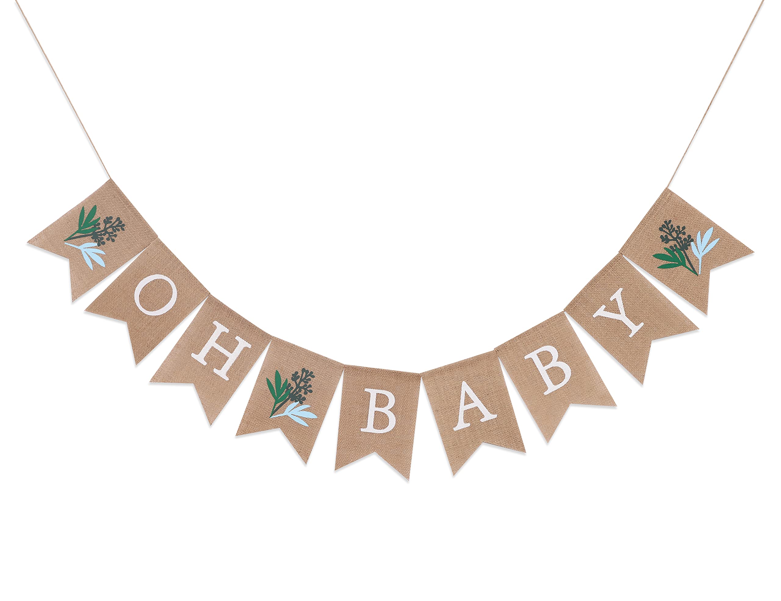 Buy Greenery Baby Shower Banner - Greenery Shower Decorations, Baby ...