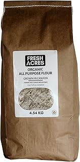 Organic All Purpose Flour Canadian Grown Bulk 4.54 Kg (10 lb) Fresh Acres