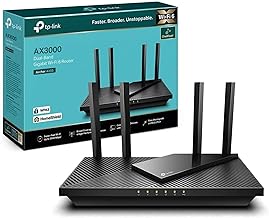 TP-Link Archer AX55 Routeur WiFi 6, Routeur WiFi AX 3000 Mbps bi-bande, 5 ports Gigabit, 4 antennes à haute performance, W...