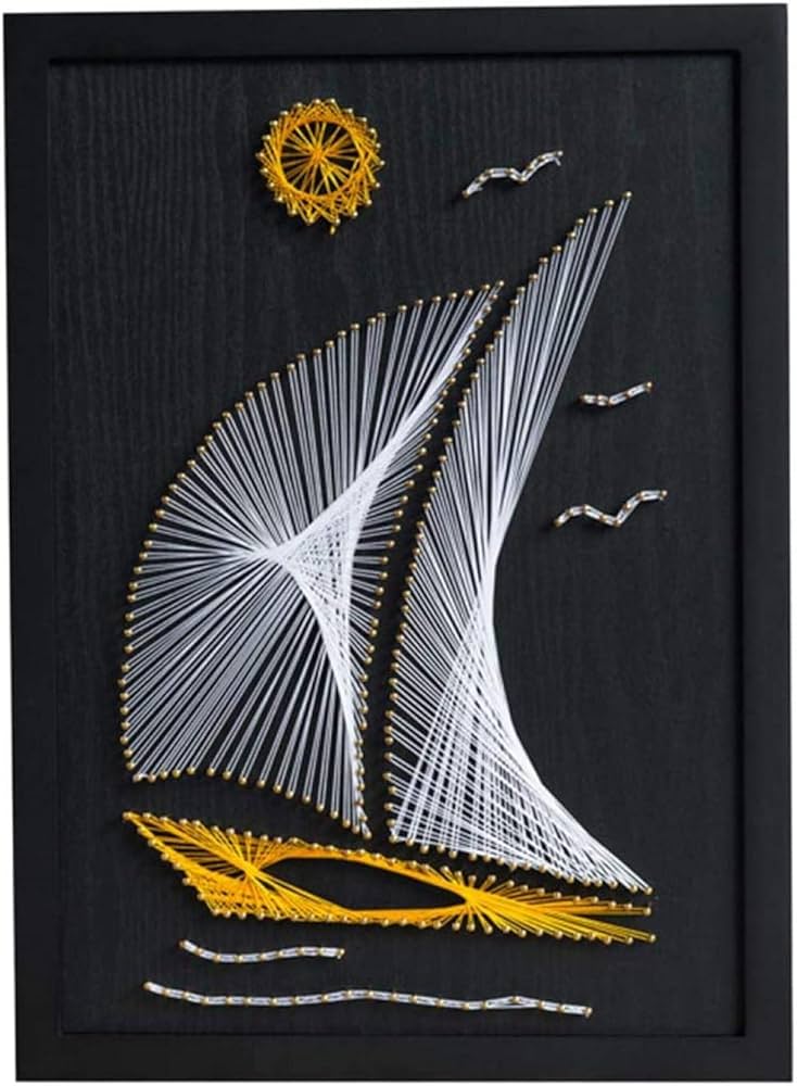 Nail String Art Diy Nail String Art Kit Dragonfly Wrap Painting Art Kit  With Creative Gifts Suitable For Beginners Adults And Children'S Boat :  Amazon.De: Toys