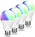 Amazon Basics Smart A19 LED Light Bulb, Multicolor Changing, 9W (60W Equivalent), 800LM, Works with Alexa Only, 2.4 GHz...