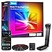 Govee TV Backlight 3 Lite with Fish-Eye Correction Function Sync to 55-65 Inch TVs, 11.8ft RGBICW Wi-Fi TV LED Backlight with Camera, 4 Colors in 1 Lamp Bead, Voice and APP Control, Adapter