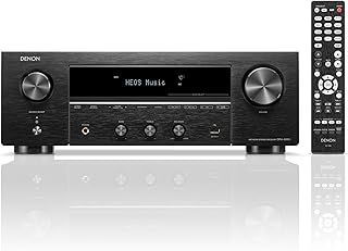 Denon Receptor DRA-900H - Receptor de rede estéreo de 2 canais - Amplificação Hi-Fi 100W/Ch. HEOS integrado, processamento...