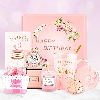 Birthday Gifts for Women Happy Birthday Gift Basket for Women Birthday Gifts Ideas Womens Gift for Birthday Box for Women ...